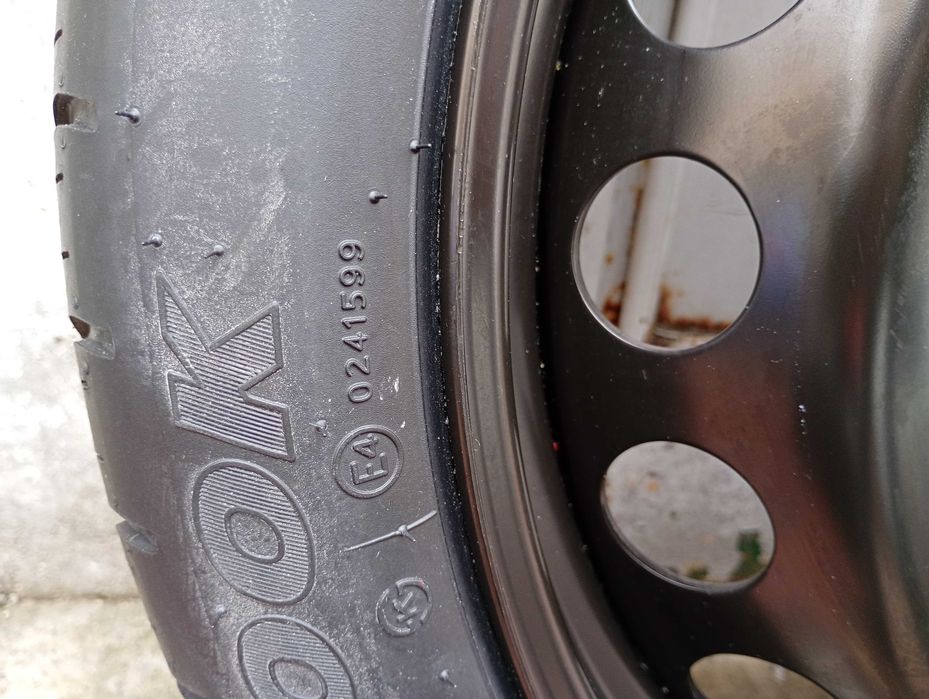 Roata de rezerva subțire Audi A6 marca Hankook