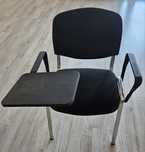 Scaune conferinta cu masute,ergonomice,stofa, cadru metalic, 120 kg