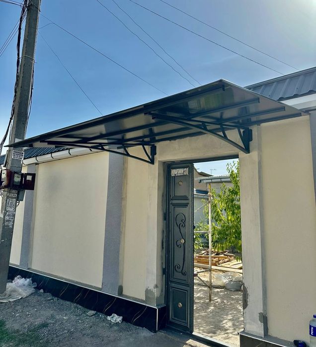 Навесы, ворота, решётки, ограждения, козырёк