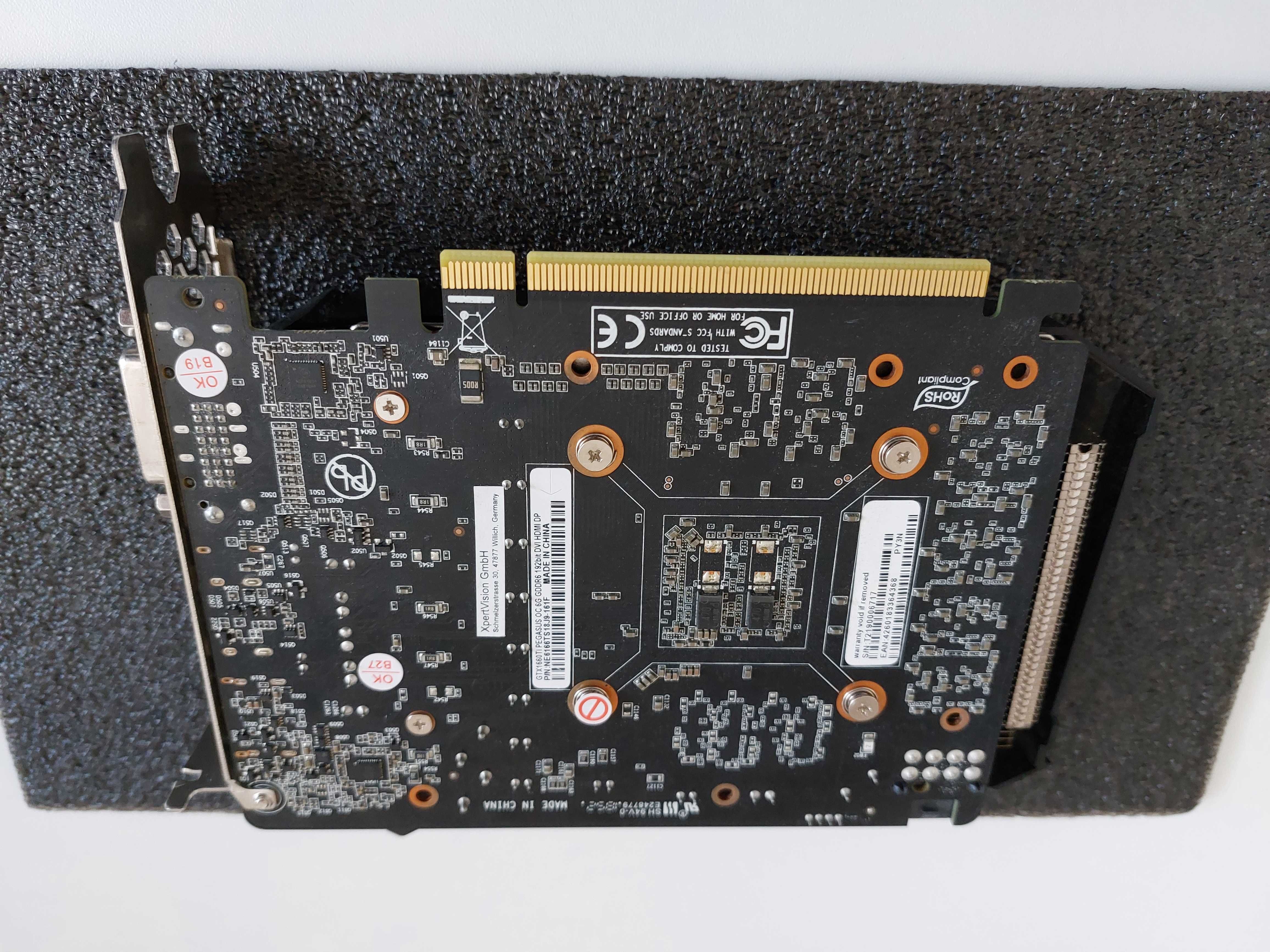 Placa video Gainward GTX 1660 Ti Pegasus OC, 1815 MHz, 6 GB, DP+DVI-D