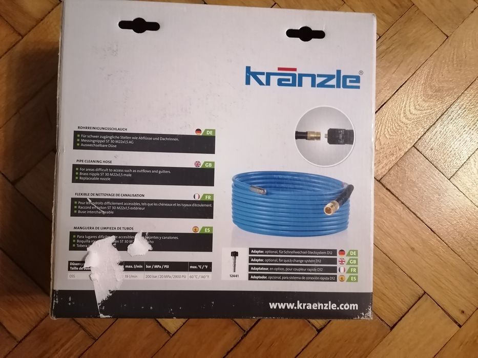 Furtun de curatare cu jet suplimentar