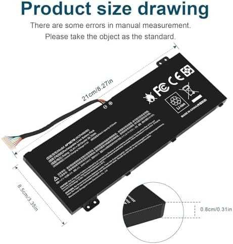 Нова Батерия AP18E7M за лаптоп Acer Nitro 5 7 Predator Helios Triton