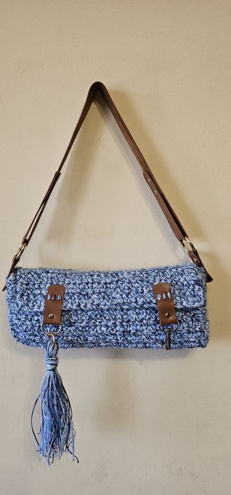 Плетени дамски чантичка