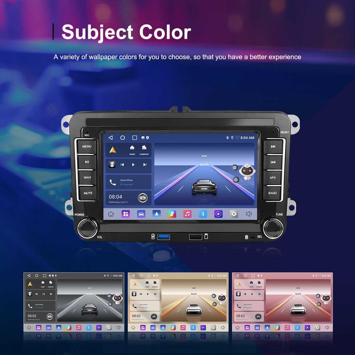 Navigatie Android,VW Passat,Golf,Jetta,Touran,Carplay,2GB + 64GB, NOI
