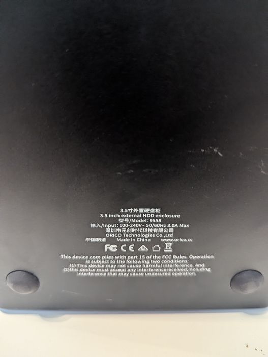 Orico 9558u3 5 bay hdd enclosure
