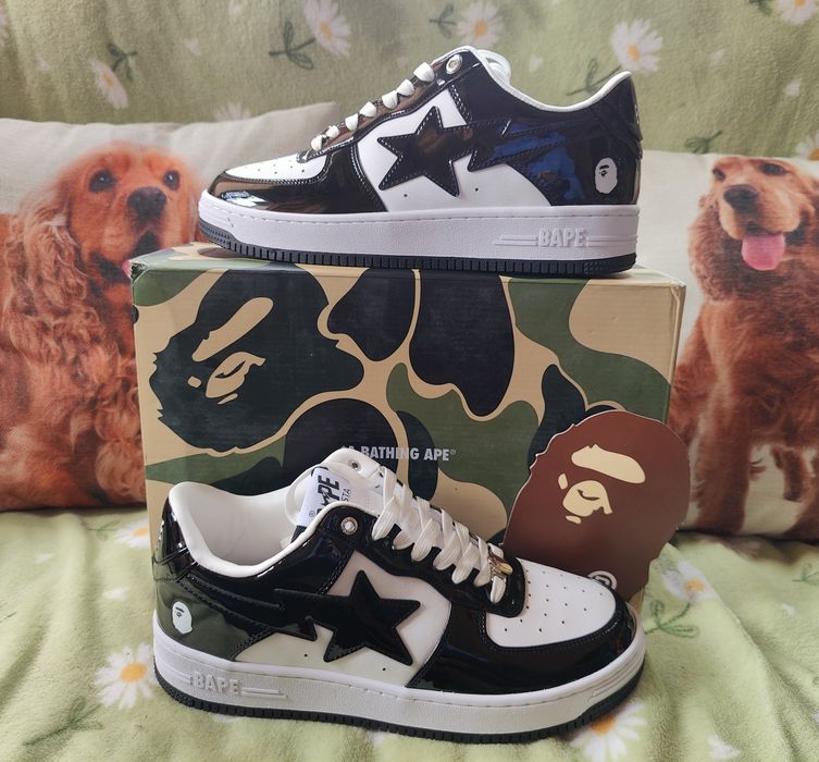 Мъжки обувки a Bathing Ape Bape Sta Low черни