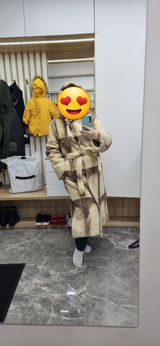 Шуба мутоновая идеальная