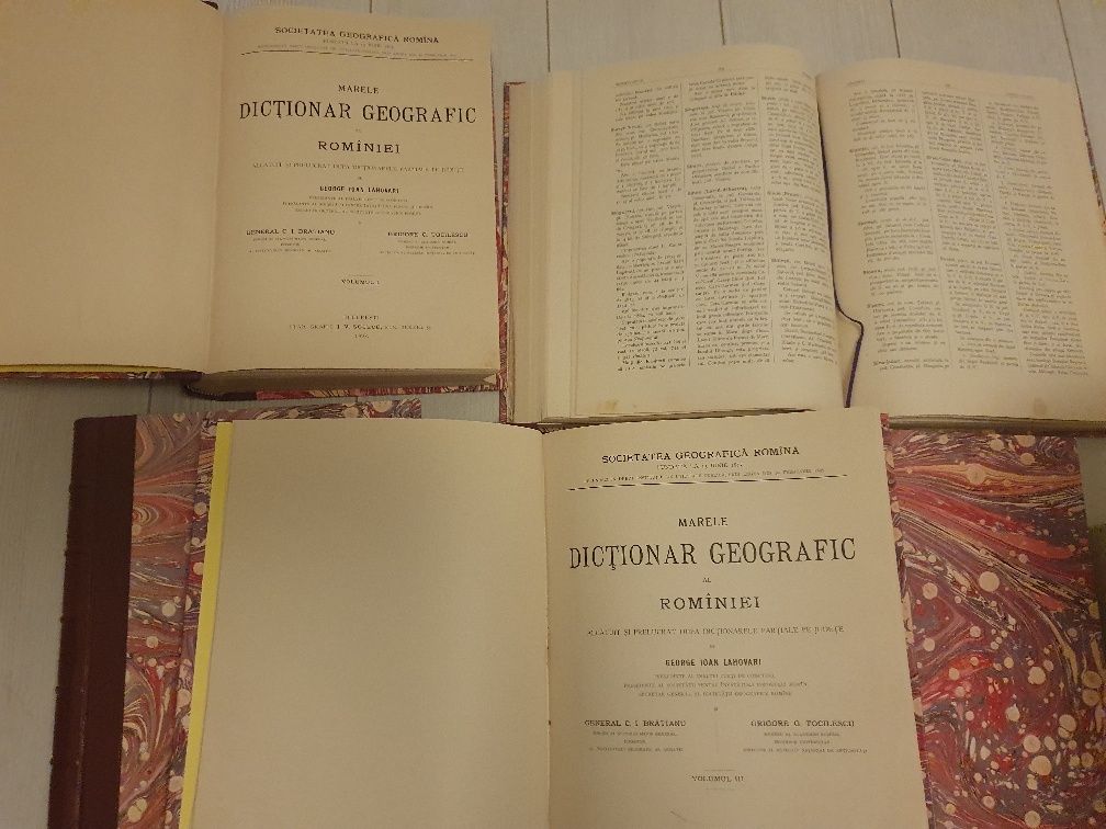 Marele dictionar geografic al Romaniei, Lahovari,Tocilescu,Bratianu
