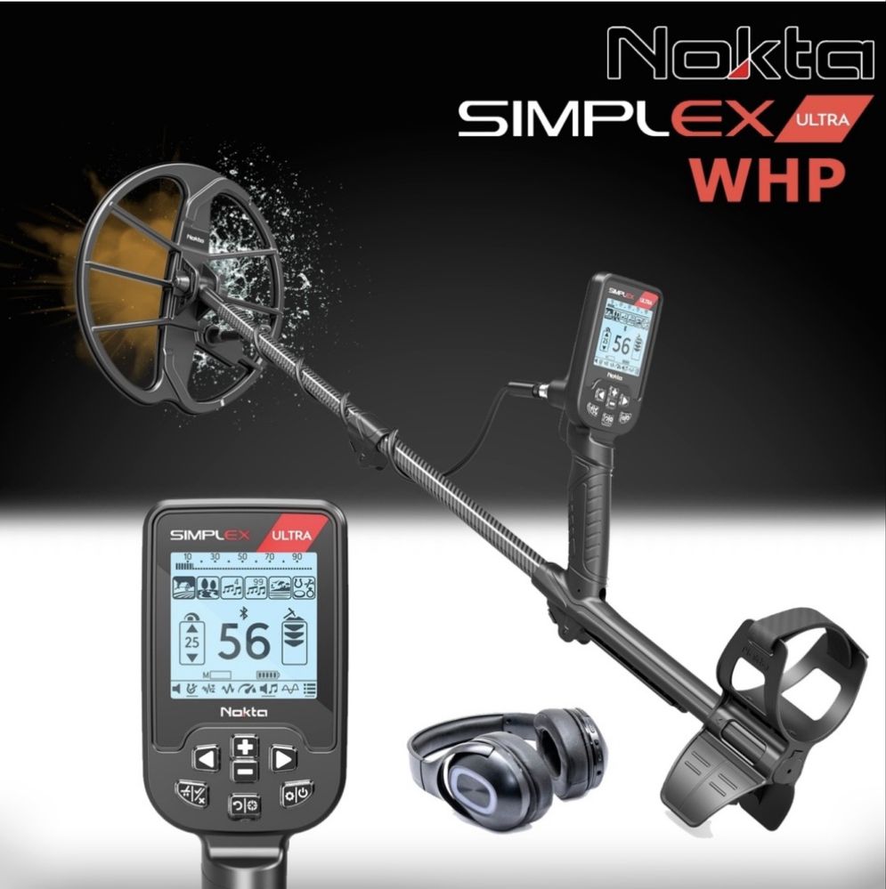 Металлоискатель Nokta SIMPLEX ULTRA+ наушники