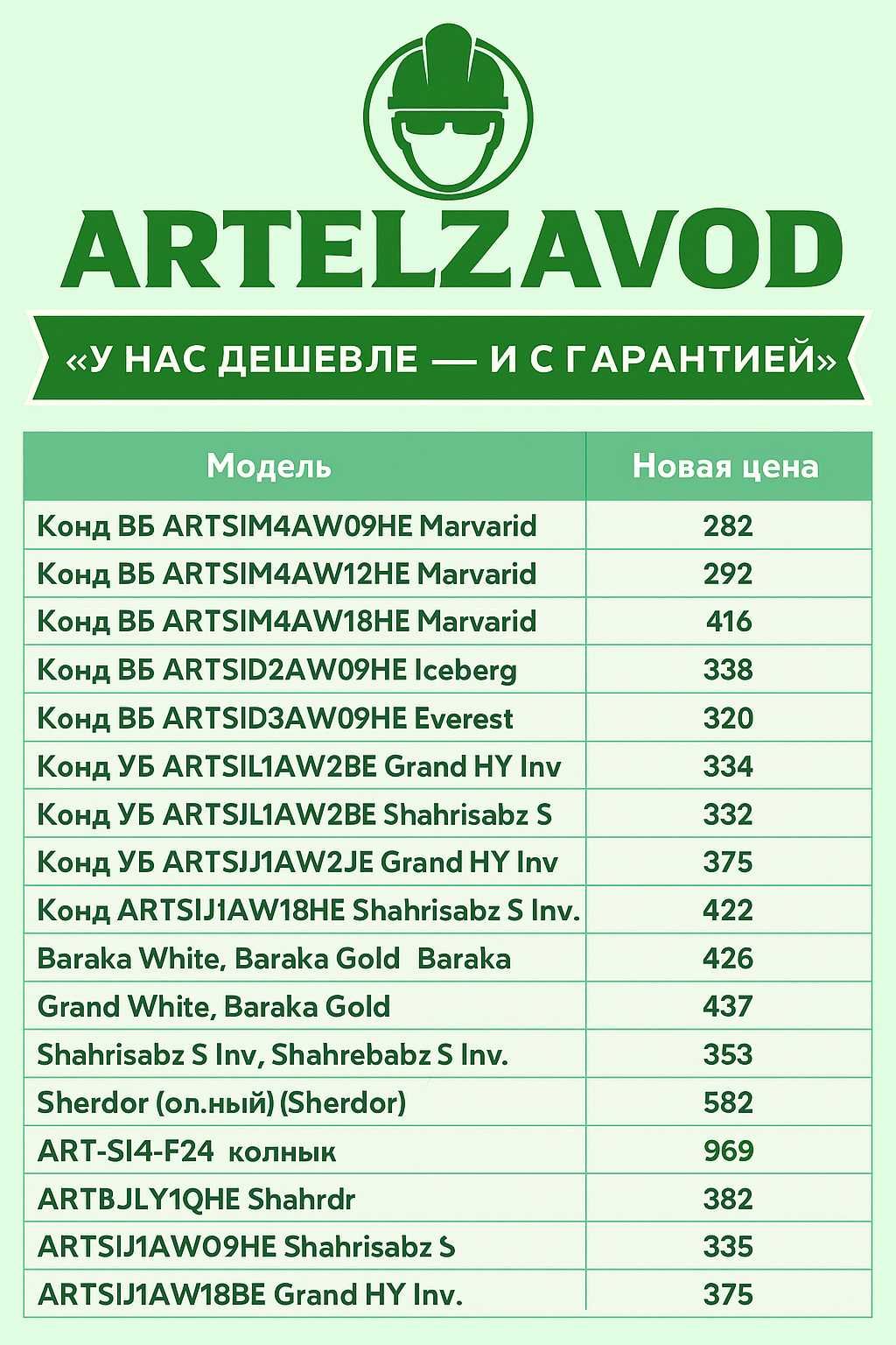 Кондиционер ARTEL Iceberg 12 INVERTER
