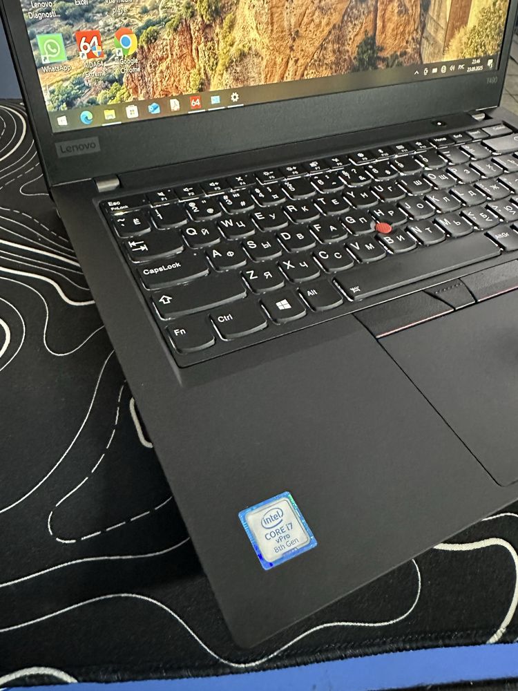 ThinkPad Core i7-8665U ОЗУ-8ГБ ССД-256ГБ емкость 75% в идеальном состо