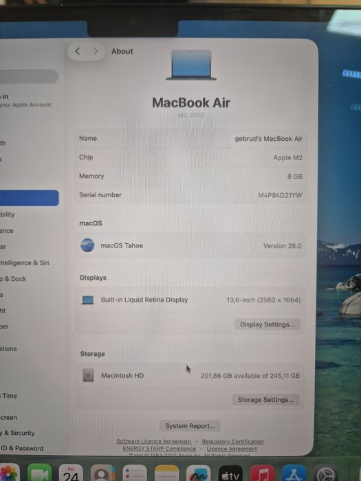 Macbook Air 13 M28/256gb 14 cicluri Amanet Lazar Crangasi 53550