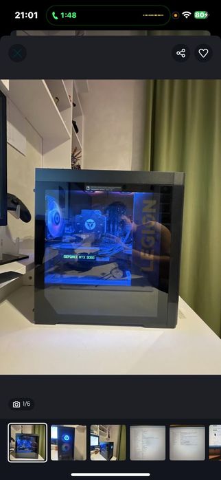 Vând Pc gaming Lenovo cu RTX 3060, perfect pentru pasionații de jocuri