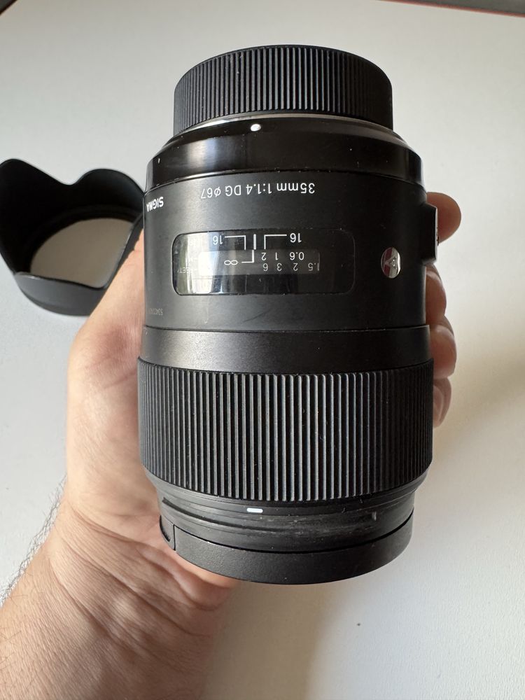 Obiective Sigma -Nikon 35 mm, 50 mm, 85 mm f1.4