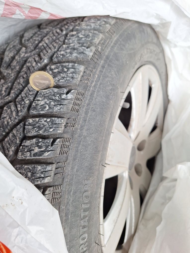 Джанти 5×112 със зимни гуми 225/55/R16
