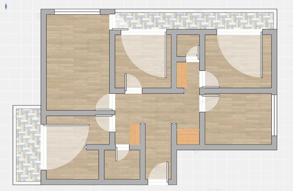 Продава се Четиристаен апартамент в София, Борово - 123 кв.м за 2642 €/кв.м - Снимка #13