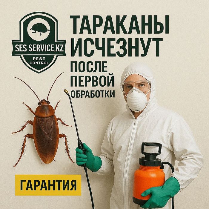 СЭС СЕРВИС | Дезинсекция | Быстрое уничтожение тараканов, клопов, блох