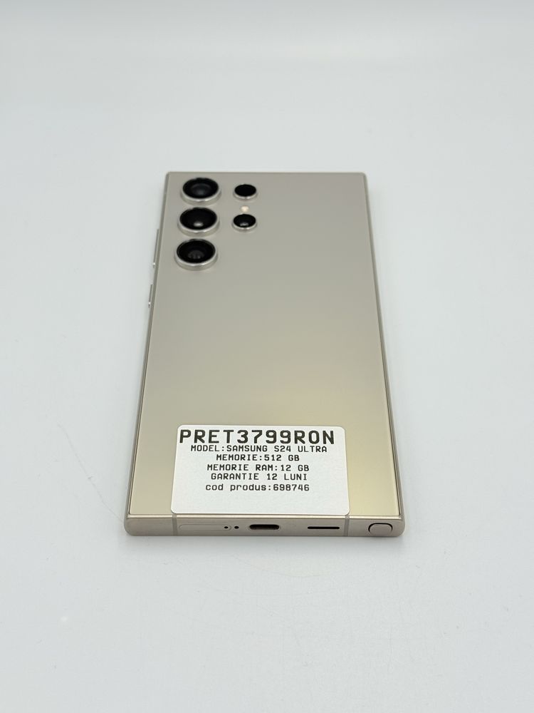 Magazin vindem samsung galaxy s24 ultra 512 gb ca nou garantie in rate