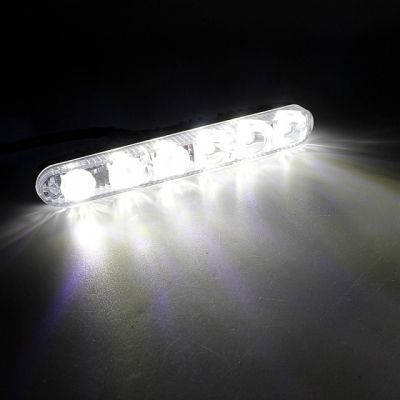 Led-DRL светлини с Лупи 6000к с 6 мощни диода модел P1636