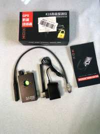 Detector K18 de camere ascunse, microfoane sau retele electrice