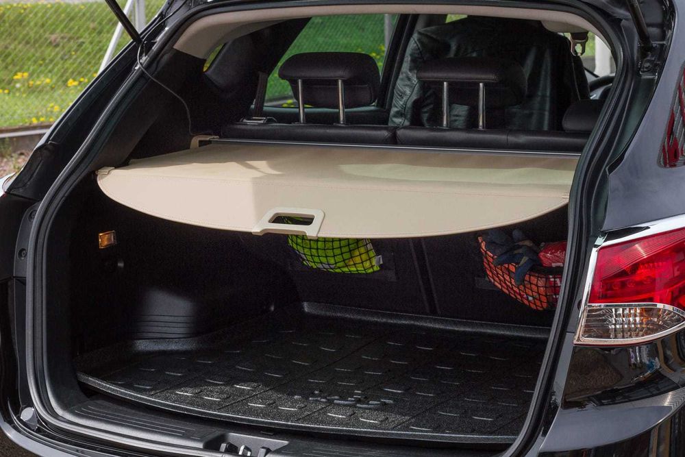 Щора за багажник Hyundai IX35 2010–2015, бежова, алуминий и текстил