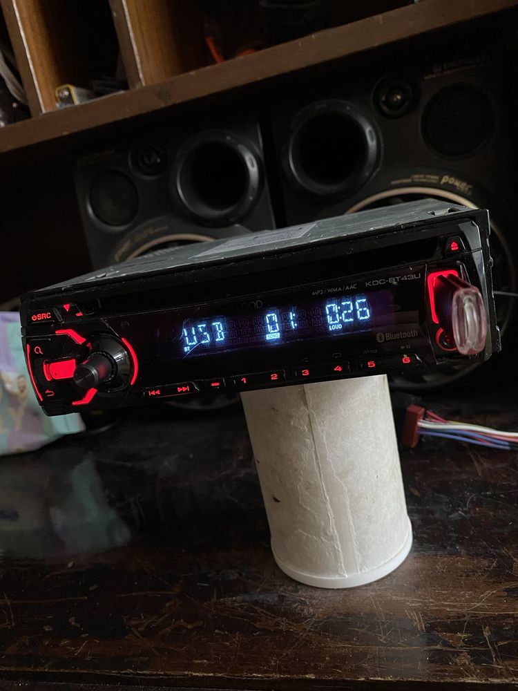 KENWOOD kdc-bt43u - Bluetooth USB Радио плеър за кола сд cd