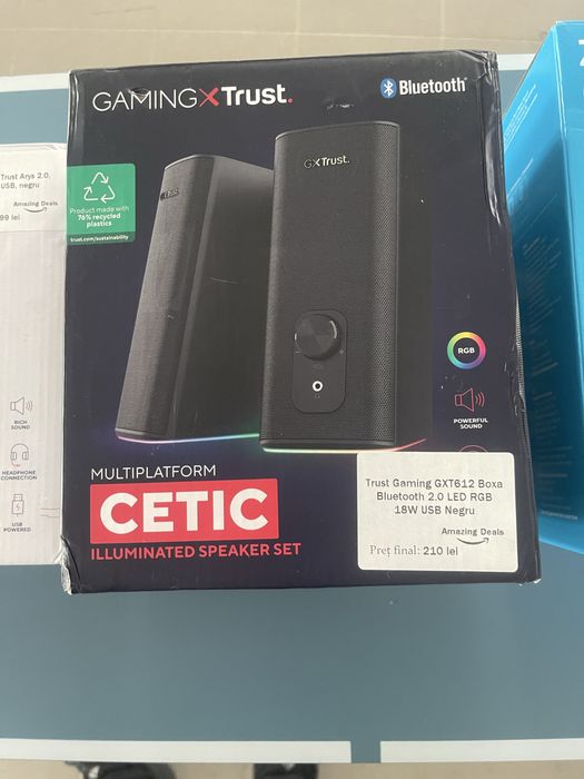 Boxe Bluetooth si Fir