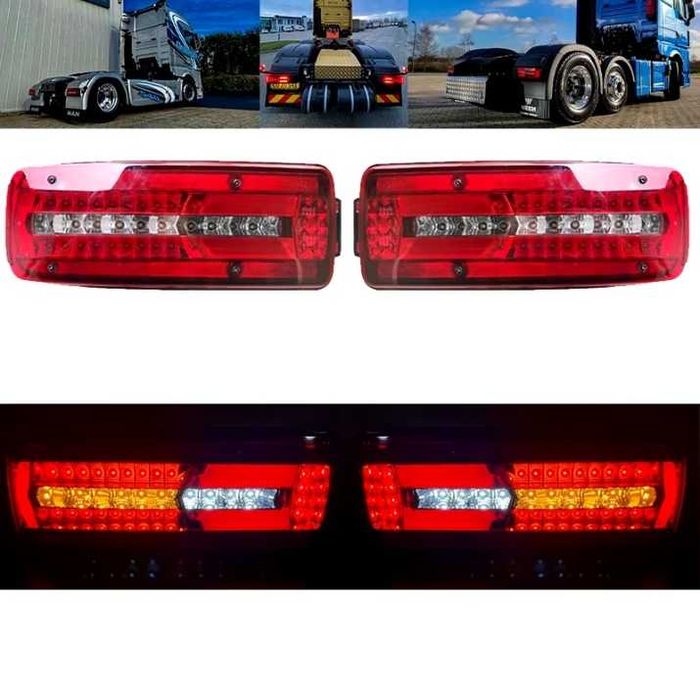 Комплект LED стопове за MAN TGX 24V Стопове за камион ТИР ремарке