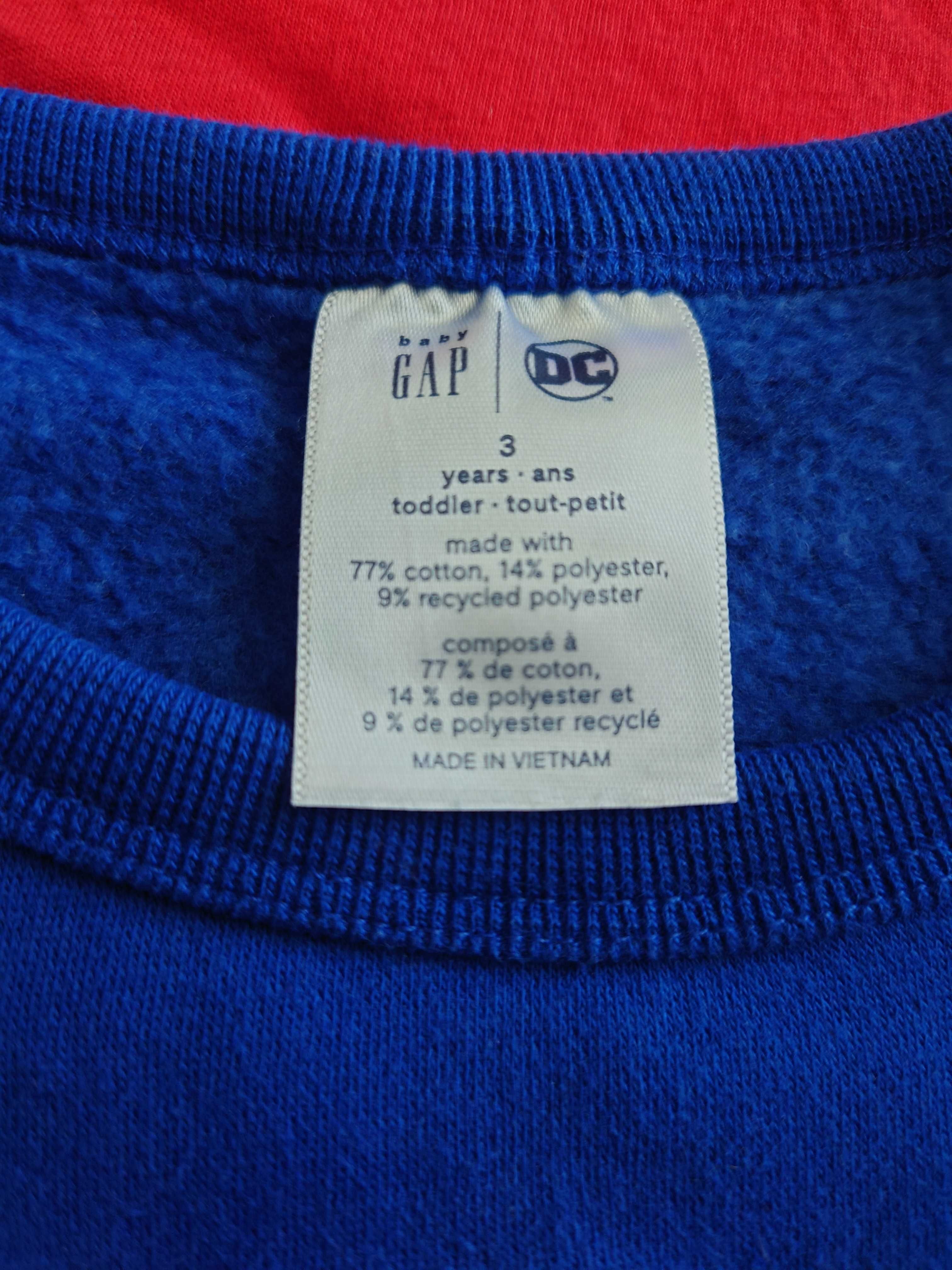 Bluza GAP cu pelerina detasabila, pentru copii, marime 100 CM (3 ani)