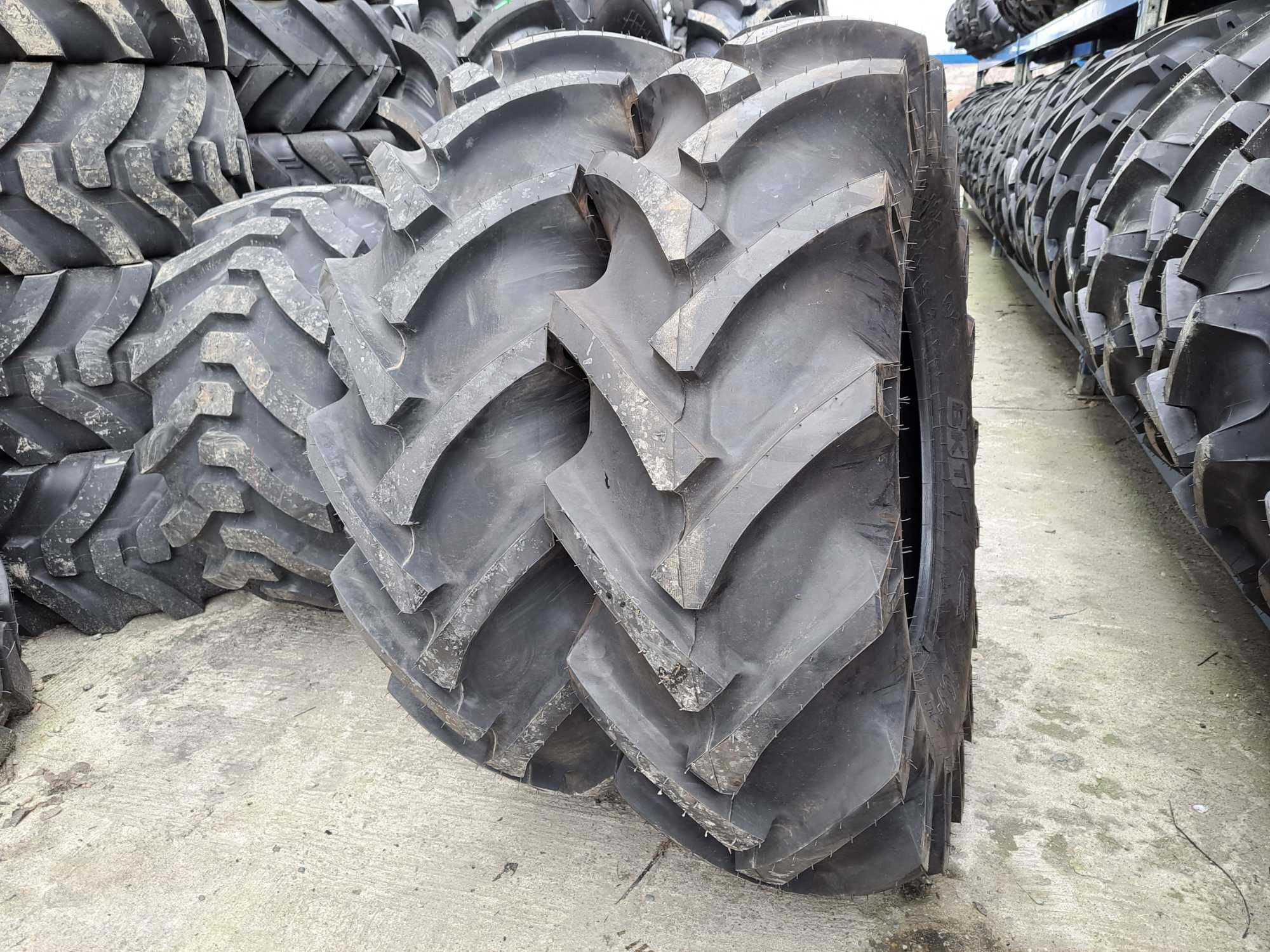 Anvelope noi 16.9-24 marca BKT cu 8 pliuri cauciucuri TRACTOR fata