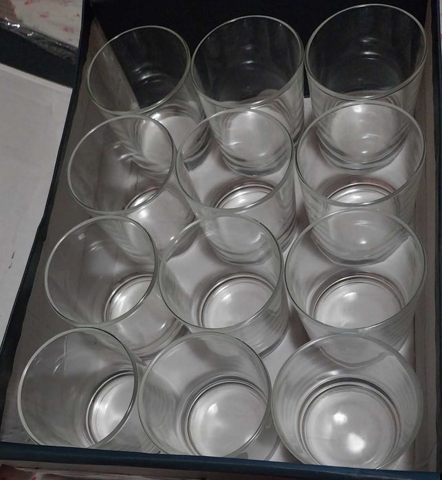 Pahare set 12 bucati, ca noi, nefolosite