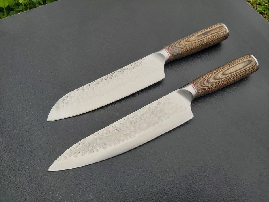 Готварски нож с дървена дръжка 2 модела,S122
