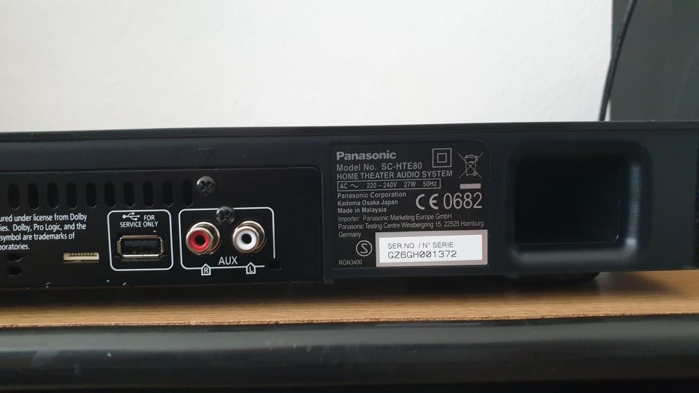 Soundbar Panasonic SC-HTE80