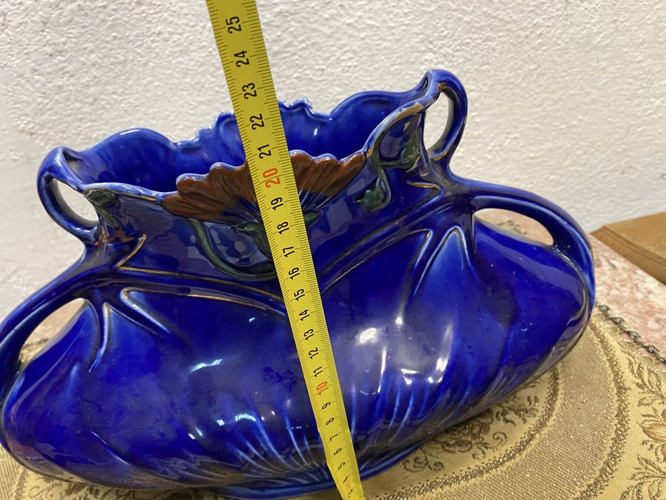 Италианска порцеланова кашпа жардиера