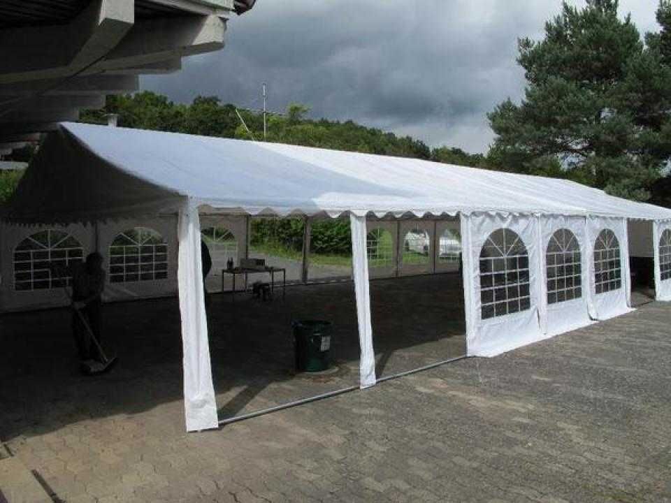 6x6 m CORT Pagoda Pavilion Evenimente ECONOMY nunta botez PVC 500