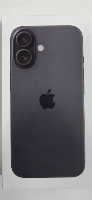 iPhone 16, 128gb, black, nou, sigilat