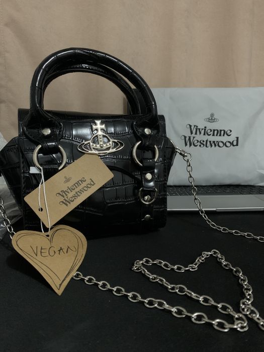 Vivienne Westwood Mini Betty Bag -Patent black