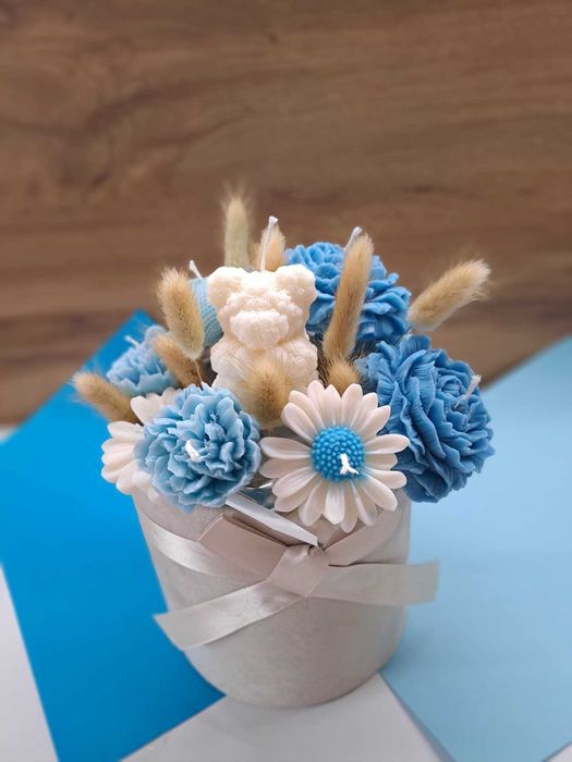 Ръчно направени свещички от соев восък