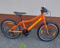 Bicicletă mtb de copii SCOTT cadru din aluminiu pe 20
inchi are 7 vite