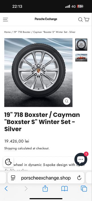 Roti iarna Porsche Boxster