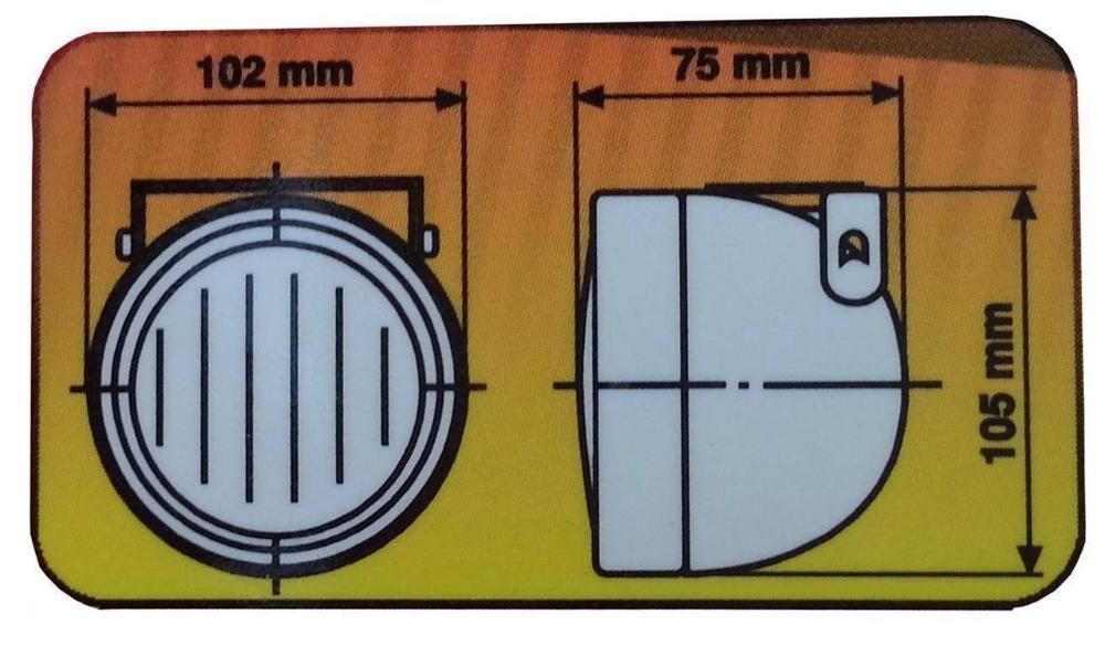 К-кт халогени светлини 12V за джип, ролбар, бус, АТВ