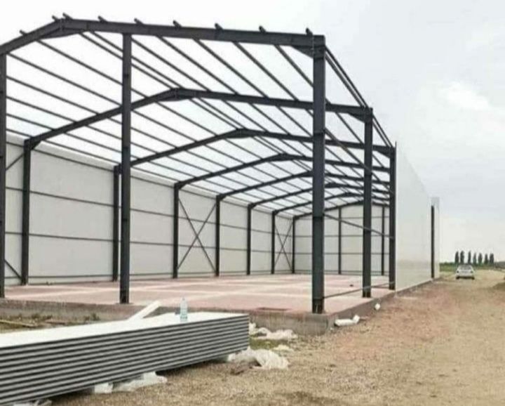 Vand structura metalica 10x20 din profil IPE 180. (5 ferme , 10 stalpi