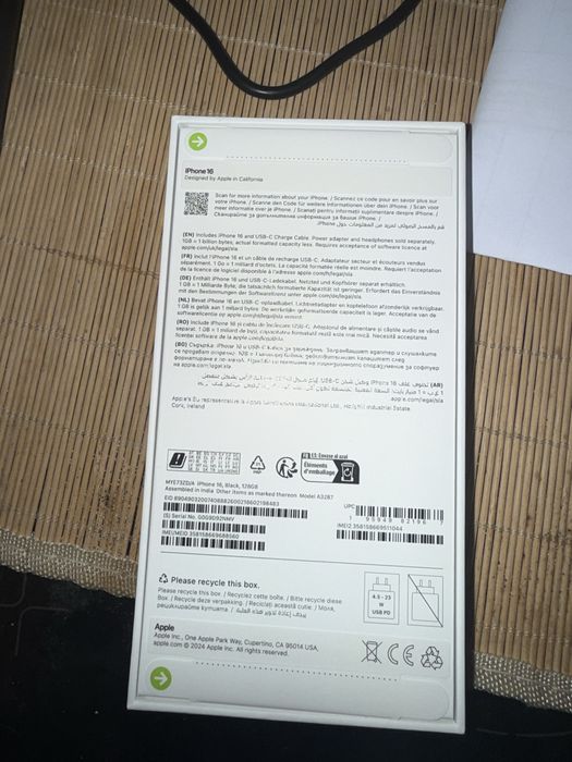Iphone 16 , 128 gb .