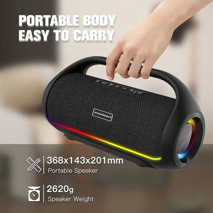 Boxa Dynasonic...Rezistenta la apa...cu doua microfoane wireless