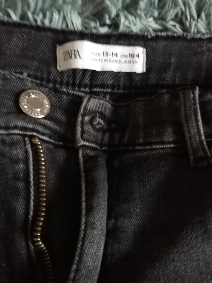 Zara винтидж дънки широк крачол