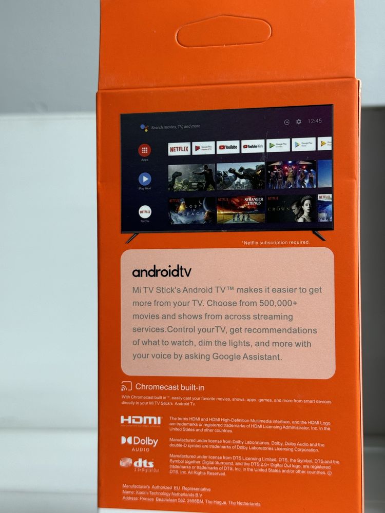 Mi TV Stick работает на платформе Android