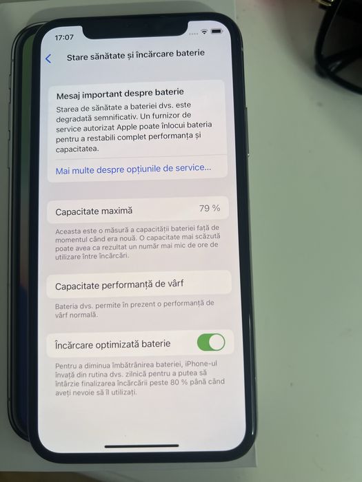 iPhone X white 256 GB