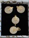 Set bijuterii tip pandora din aur de 14k