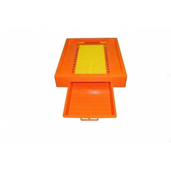 Fund cu colector de polen pentru 10 rame, plastic