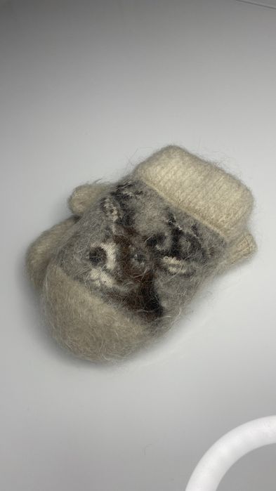 Детские варежки козий пух